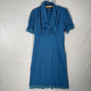 Scarlett Darkness Women's Size L 50s Inspired Pin Up Dress Dark Academia Cosplay